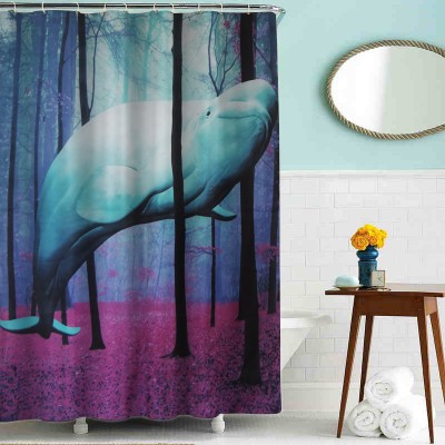 Custom Design Sharks And Other Animals Shower Curtain