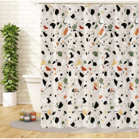 Polyester Shower Curtains for European Style Wholesale Custom Shower Curtain Set