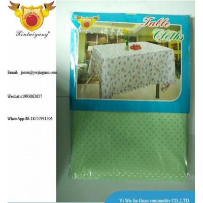 Cheapest Price Wholesale Plain Color 100 % Polyester Table Cloth