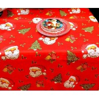 Manufacture 100% Polyester Tablecloths Christmas Table Cloth